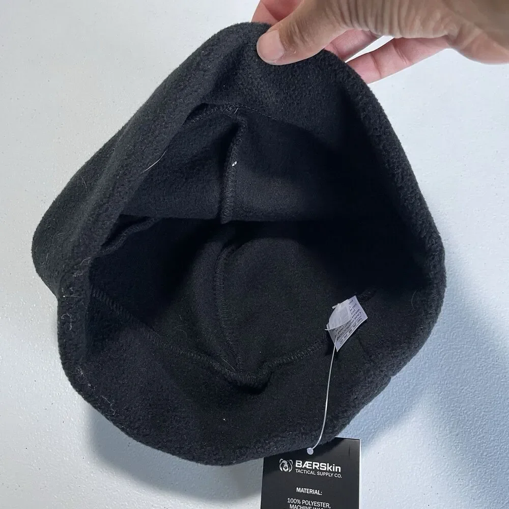 BAERSkin The Outdoor Windsulation Beanie Hat Cap Fleece Winter Black Men's OS